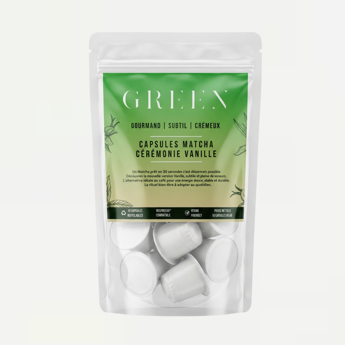 GREEN Matcha Vanilla Latte Capsules